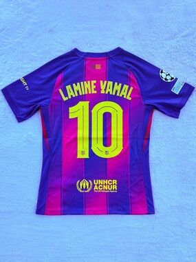 Barcelona FC Home Jersey 25/26. Player Version. Lamine Yamal #10